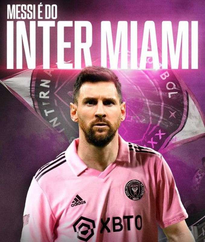 Inter Miami oficializa contratação de Messi: 'Bem-vindo, 10